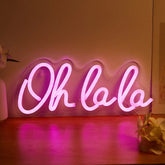 Oh La La LED-Wand-Neonschild